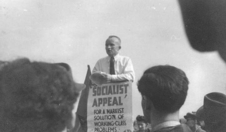 Gerry Healy, Speakers' Corner, 1942