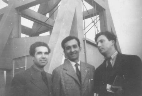 Jock Haston, Ajit Roy and Ted Grant