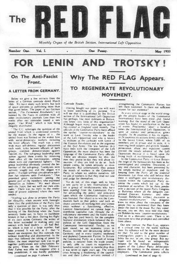The Red Flag, May 1933
